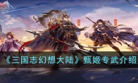 《三国志幻想大陆》攻略——甄姬专武解析