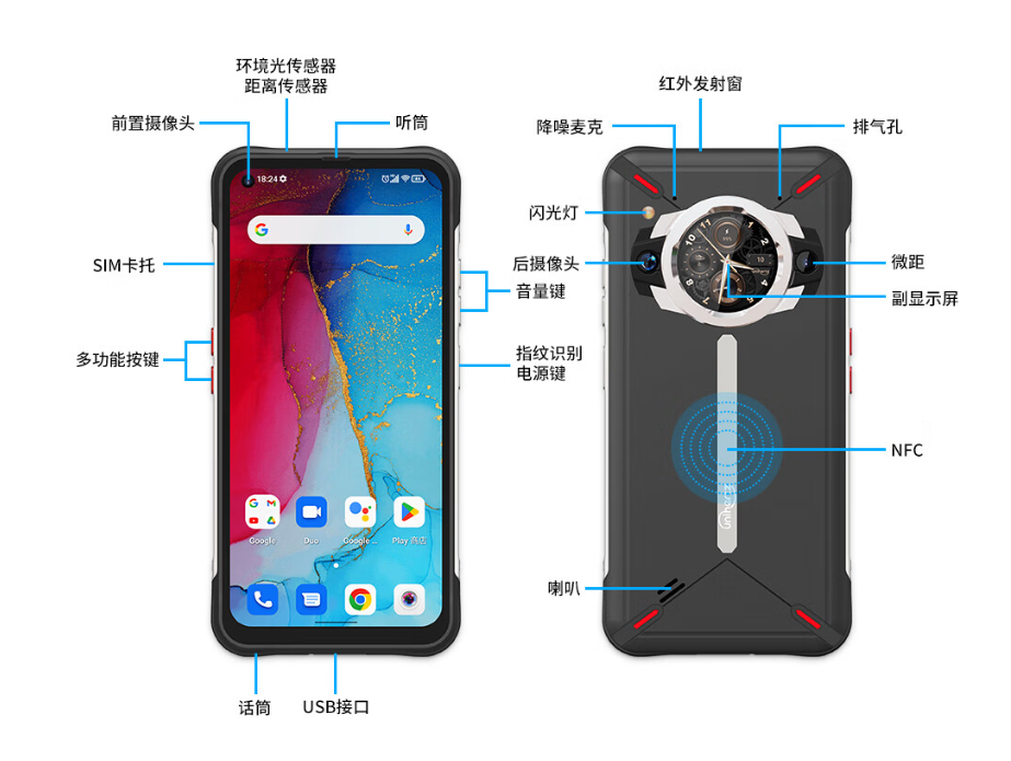 《Unihertz TickTock-S 三防手机》发布：售价 2399 元，可选腕表背屏 / 强光手电
