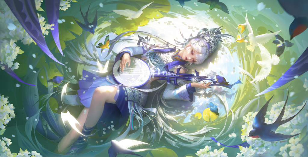 《<a href=https://diangong8.com/sjwy/jishi/1249.html target=_blank class=infotextkey><a href=https://diangong8.com/azyx/js/1113.html target=_blank class=infotextkey>王者荣耀</a></a>》杨玉环新皮肤「银翎春语」预告