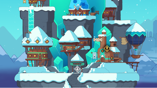 酷到不行的牌库构筑类冒险游戏《雪居之地》现已登陆PC/Switch