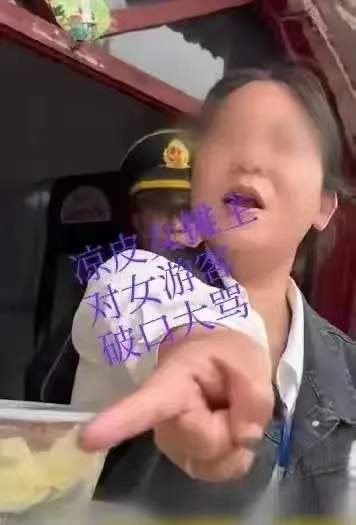 山东菏泽一游客买到变质凉皮，竟糟商户辱骂，错在谁？