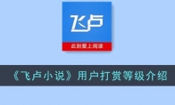 《飞卢小说》攻略——用户打赏等级解析